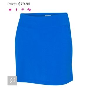 Tennis/golf/running/pickle ball skirt/skort sapphire blue pro series dual action